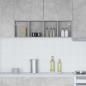 Preview: Hängeschrank Riga Beton Grau 30 x 29,5 x 100 cm Holzwerkstoff