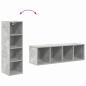 Preview: Hängeschrank Riga Beton Grau 30 x 29,5 x 100 cm Holzwerkstoff