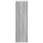 Preview: Hängeschrank mit Regal Riga Graues Sonoma 30 x 29,5 x 100 cm