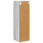 Preview: Hängeschrank mit Regal Riga Graues Sonoma 30 x 29,5 x 100 cm
