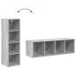 Preview: Hängeschrank mit Regal Riga Graues Sonoma 30 x 29,5 x 100 cm