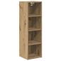 Preview: Hängeschrank mit Regal Riga Artisan-Eiche 30 x 29,5 x 100 cm