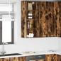 Preview: ARDEBO.de - Hängeschrank Riga Geräucherte Eiche 40 x 29,5 x 100 cm