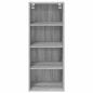 Preview: Hängeschrank Sonoma-Grau 40 x 29,5 x 100 cm Holzwerkstoff