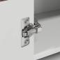Preview: Wand-Eckschrank LUCCA Brauneiche 57 x 57 x 40 cm Holzwerkstoff