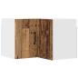 Preview: Küchenhängeschrank Altholz 57 x 57 x 40 cm Holzwerkstoff