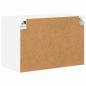 Preview: Küchenhängeschrank mit Regal Weiß 60 x 31 x 40 cm Holzwerkstoff
