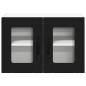 Preview: Küchenhängeschrank Schwarz 60 x 31 x 40 cm Holzwerkstoff