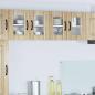 Preview: ARDEBO.de - Wandglas-Schrank LUCCA Sonoma-Eiche 60 x 31 x 40 cm