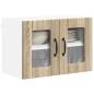 Preview: Küchenhängeschrank mit Regal 2 pcs Sonoma-Eiche 60 x 31 x 40 cm