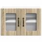 Preview: Küchenhängeschrank mit Regal 2 pcs Sonoma-Eiche 60 x 31 x 40 cm