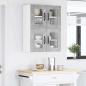 Preview: Küchenhängeschrank mit Regal 2 pcs Beton Grau 60 x 31 x 40 cm