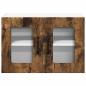Preview: Küchenhängeschrank 2 pcs Geräucherte Eiche 60 x 31 x 40 cm