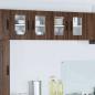 Preview: ARDEBO.de - Küchenhängeschrank mit Regal Braun Eichen-Optik 60 x 31 x 40 cm