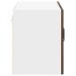 Preview: Küchenhängeschrank mit Regal Braun Eichen-Optik 60 x 31 x 40 cm