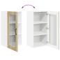 Preview: Küchenhängeschrank mit Regal 2 pcs Sonoma-Eiche 40 x 31 x 80 cm