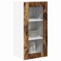 Preview: Küchenhängeschrank mit Regal Geräucherte Eiche 40 x 31 x 80 cm