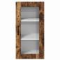 Preview: Küchenhängeschrank mit Regal Geräucherte Eiche 40 x 31 x 80 cm