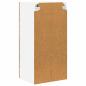 Preview: Küchenhängeschrank mit Regal Geräucherte Eiche 40 x 31 x 80 cm