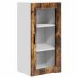 Preview: Wandglas-Schrank LUCCA 2 stk. Geräucherte Eiche Holzwerkstoff