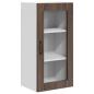 Preview: Wandglas-Schrank LUCCA 2 stk. Brauneiche Holzwerkstoff