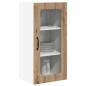 Preview: Küchenhängeschrank mit Tür 2 pcs Artisan-Eiche 40 x 31 x 80 cm