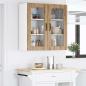 Preview: Küchenhängeschrank mit Tür 2 pcs Artisan-Eiche 40 x 31 x 80 cm