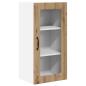 Preview: Küchenhängeschrank mit Tür 2 pcs Artisan-Eiche 40 x 31 x 80 cm