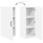Preview: Küchenhängeschrank 2 pcs Weiß 30 x 31 x 80 cm Holzwerkstoff