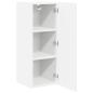 Preview: Küchenhängeschrank 2 pcs Weiß 30 x 31 x 80 cm Holzwerkstoff