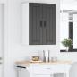Preview: Wandschrank LUCCA 2 stk. Schwarz Holzwerkstoff