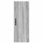 Preview: Küchenhängeschrank mit Tür 2 pcs Graues Sonoma 30 x 31 x 80 cm