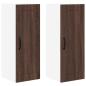 Preview: Küchenhängeschrank 2 pcs Braun Eichen-Optik 30 x 31 x 80 cm