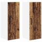 Preview: Küchenhängeschrank 2 pcs Altholz 30 x 31 x 80 cm Holzwerkstoff
