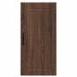 Preview: Küchenhängeschrank mit Regal Braun Eichen-Optik 40 x 31 x 80 cm