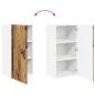Preview: Küchenhängeschrank Altholz 40 x 31 x 80 cm Holzwerkstoff