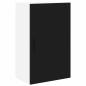 Preview: Küchenhängeschrank Schwarz 50 x 31 x 80 cm Holzwerkstoff