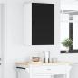 Preview: Küchenhängeschrank Schwarz 50 x 31 x 80 cm Holzwerkstoff