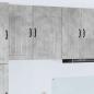 Preview: ARDEBO.de - Küchenhängeschrank Beton Grau 50 x 31 x 80 cm Holzwerkstoff