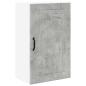 Preview: Küchenhängeschrank Beton Grau 50 x 31 x 80 cm Holzwerkstoff