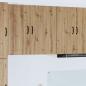 Preview: ARDEBO.de - Küchenhängeschrank Artisan-Eiche 50 x 31 x 80 cm Holzwerkstoff