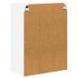 Preview: Küchenhängeschrank Hochglanz Weiß 60 x 31 x 80 cm Holzwerkstoff