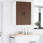 Preview: Küchenhängeschrank mit Regal Braun Eichen-Optik 60 x 31 x 80 cm