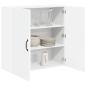 Preview: Küchenhängeschrank mit Regal Weiß 80 x 31 x 80 cm Holzwerkstoff