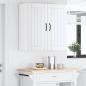 Preview: Küchenhängeschrank mit Regal Weiß 80 x 31 x 80 cm Holzwerkstoff