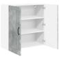 Preview: Küchenhängeschrank Beton Grau 80 x 31 x 80 cm Holzwerkstoff