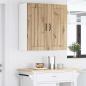 Preview: Wandschrank LUCCA Artisan-Eiche 80 x 31 x 80 cm Holzwerkstoff