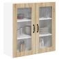 Preview: Küchenhängeschrank Sonoma-Eiche 80 x 31 x 80 cm Holzwerkstoff