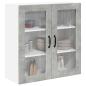 Preview: Küchenhängeschrank Beton Grau 80 x 31 x 80 cm Holzwerkstoff