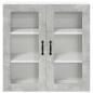 Preview: Küchenhängeschrank Beton Grau 80 x 31 x 80 cm Holzwerkstoff